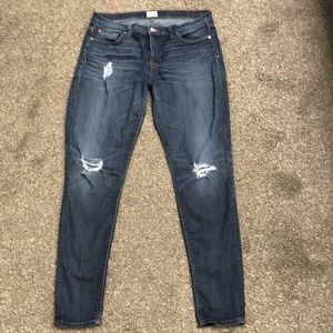 Hudson destroyed nico midrise super skinny jeans
